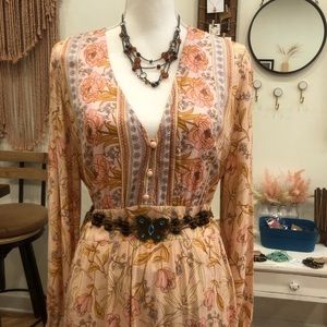 Pastel Boho long dress